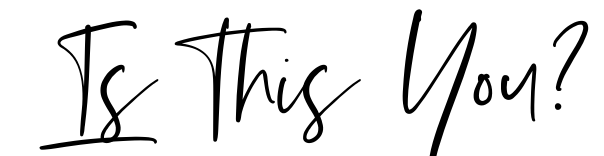 Copy of Is This You